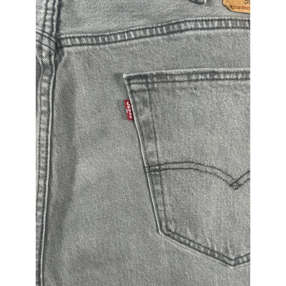 Vintage Levi's 501 Original Fit Jeans Gray Wash Denim Men's W42 L32 Straight Leg